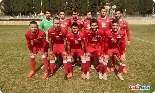 נצחון 16 העונה בדרך לליגה ב'. ממבע  הגולן(צילום:פייסבוק ממבע הגולן)